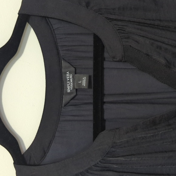 Simply Vera, black tunic blouse, L - Picture 2 of 6